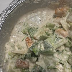 Joe's Pizza & Italian Grill - Too much salad dressing