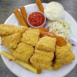 Catfish and shrimp basket