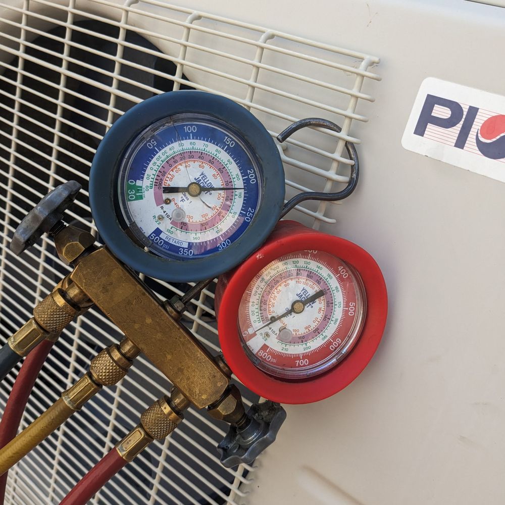 Strong Cool Air Condition - pressure reading when the system was off, before he put in refrigerant - Air Duct Cleaning Near Me Strong Cool Air Condition - pressure reading when the system was off, before he put in refrigerant - Air Duct Cleaning Near Me