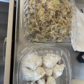 Cheung Hing - K36. Beef Fried Rice Bbq pork buns - Dim Sum Near Me - Belmont, California
