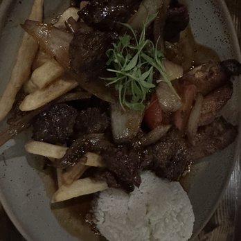 Pisco Latin Kitchen - Lomo saltado with white rice - Latin American Near Me - Sandy Springs, Georgia Pisco Latin Kitchen - Lomo saltado with white rice - Latin American Near Me - Sandy Springs, Georgia
