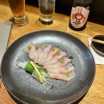 Blue Ribbon Sushi - Kanpachi Usuzukuri - Sushi Bars Near Me - New York, New York Blue Ribbon Sushi - Kanpachi Usuzukuri - Sushi Bars Near Me - New York, New York