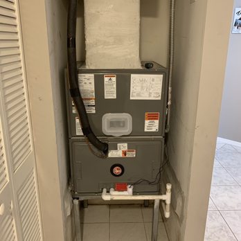 Prime Time Cooling - New unit installed, sealed, and connected correctly with a new metal stand since the old wooded one was in terrible condition. - Heating & Air Conditioning/HVAC Near Me - Pompano Beach, Florida Prime Time Cooling - New unit installed, sealed, and connected correctly with a new metal stand since the old wooded one was in terrible condition. - Heating & Air Conditioning/HVAC Near Me - Pompano Beach, Florida