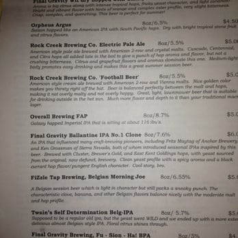 The Porter - Beginning on beer menu. - Pubs Near Me - Atlanta, Georgia The Porter - Beginning on beer menu. - Pubs Near Me - Atlanta, Georgia