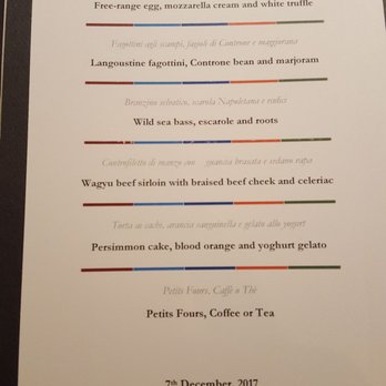 Tosca di Angelo - Pre set menu for the group but many made adjustments - Italian Near Me - Kowloon, HK