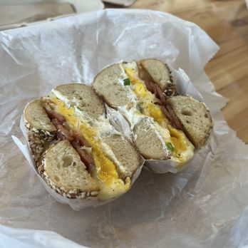 Hella Bagels - Bacon egg cheese sandwich - Bagels Near Me - Albany, California Hella Bagels - Bacon egg cheese sandwich - Bagels Near Me - Albany, California