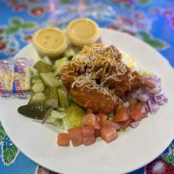 Champy's Famous Fried Chicken - Buffalo Fried Chicken Salad