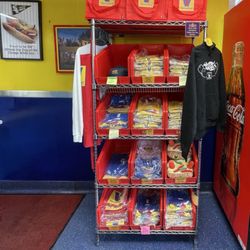 Vienna Beef Factory Store - Vienna Hot Dog Merch! To the right of the checkout counter