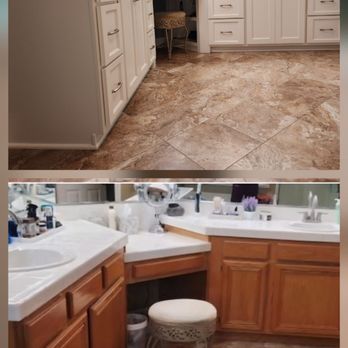 So Cal WoodWorks - Before/after master bath vanity - Cabinetry Near Me