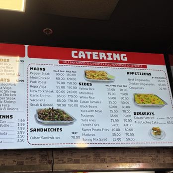Habana Express - I'm so confused. Half pan serves 10-12 people. Full pan serves 10-12 people. So I'd just purchase half pan then? - Cuban Near Me - Pleasant Hill, California