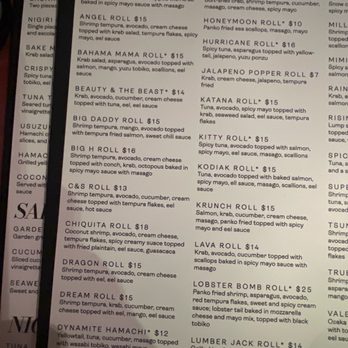 Sushi Katana - Menu - Sushi Bars Near Me - Orlando, Florida Sushi Katana - Menu - Sushi Bars Near Me - Orlando, Florida