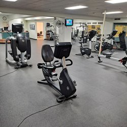 Southside YMCA at Dimond - The main workout area by the front desk.
