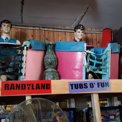 Remember When Pinball Palace & Retro Arcade - Retro Arcade - Randy Mannequins on display
