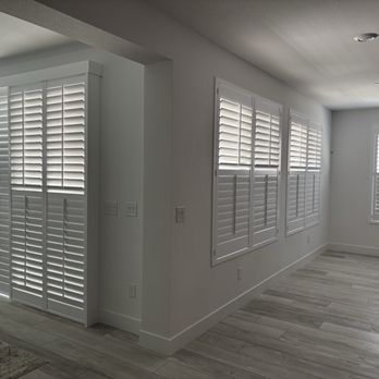 Shutters 4 Less - Shutters for our all of our windows and also the sliding porch doors. Jose and Michael installed them! - Shades & Blinds Near Me - Las Vegas, Nevada Shutters 4 Less - Shutters for our all of our windows and also the sliding porch doors. Jose and Michael installed them! - Shades & Blinds Near Me - Las Vegas, Nevada