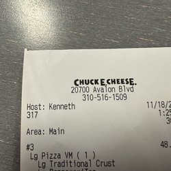 Chuck E Cheese's