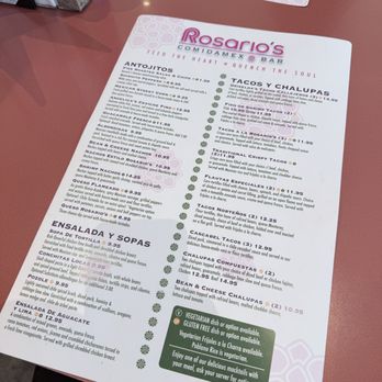 Rosario's ComidaMex & Bar - Menu 9/2026 - Mexican Near Me - San Antonio, Texas Rosario's ComidaMex & Bar - Menu 9/2026 - Mexican Near Me - San Antonio, Texas