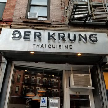 Der Krung - Facade - Thai Near Me - New York, New York