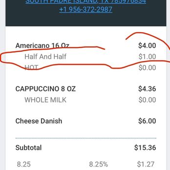 Sunrise Bakery - Receipt - Bakeries Near Me - South Padre Island, Texas Sunrise Bakery - Receipt - Bakeries Near Me - South Padre Island, Texas