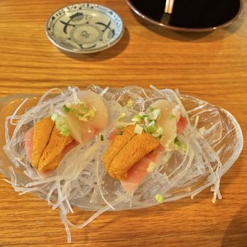 Nippon Cha - Uni toro scallop appetizer - Japanese Near Me - Bayside, New York Nippon Cha - Uni toro scallop appetizer - Japanese Near Me - Bayside, New York