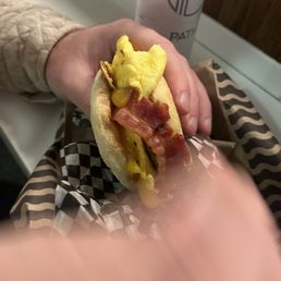 Sausage egg and cheese Sausage egg and cheese