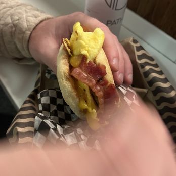 Bacon Bacon - Sausage egg and cheese - Burgers Near Me - San Francisco, California