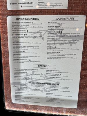 Menu photo 2 Rhythm Tap & Grille Lincoln, NH Menu photo 2 Rhythm Tap & Grille Lincoln, NH