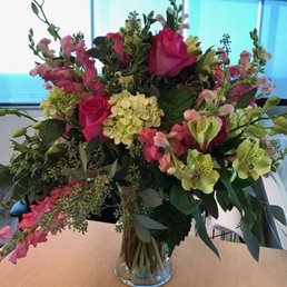 Birthday Delivery - Pink Roses, Orchids, Hydrangea, Snapdragons, Eucalyptus .....exactly what I asked for and envisioned. Birthday Delivery - Pink Roses, Orchids, Hydrangea, Snapdragons, Eucalyptus .....exactly what I asked for and envisioned.