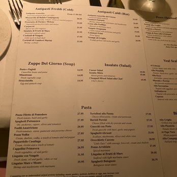 Campagnola Restaurant - Menu - Italian Near Me - New York, New York