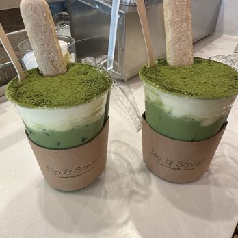 Sip & Savor - Matcha Tiramisu - Coffee & Tea Near Me - Fullerton, California