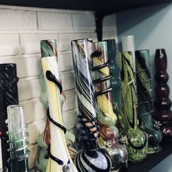 The Castle Smoke Shop - Lots of glass available