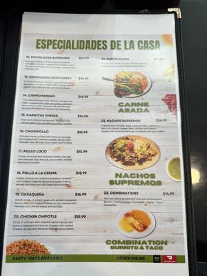 Menu photo 2 Las Margaritas Avon Lake, OH Menu photo 2 Las Margaritas Avon Lake, OH