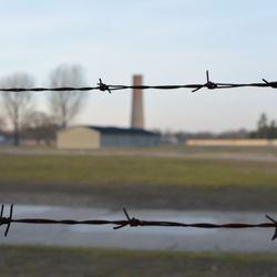 Birchy's Berlin Tours - A shot from outside the fence on the Birchys Berlin Tour Event Sachsenhausen Concentration Camp Memorial
