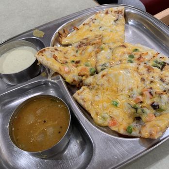 Sri Ananda Bhavan - Cheese uttapam from kiddie menu - Indian Near Me - Sunnyvale, California