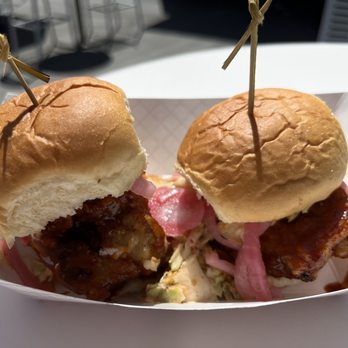 Hollywood Lounge - Korean Fried Chicken Sliders. Probably the best meal we had in the park. - Beverage Store Near Me