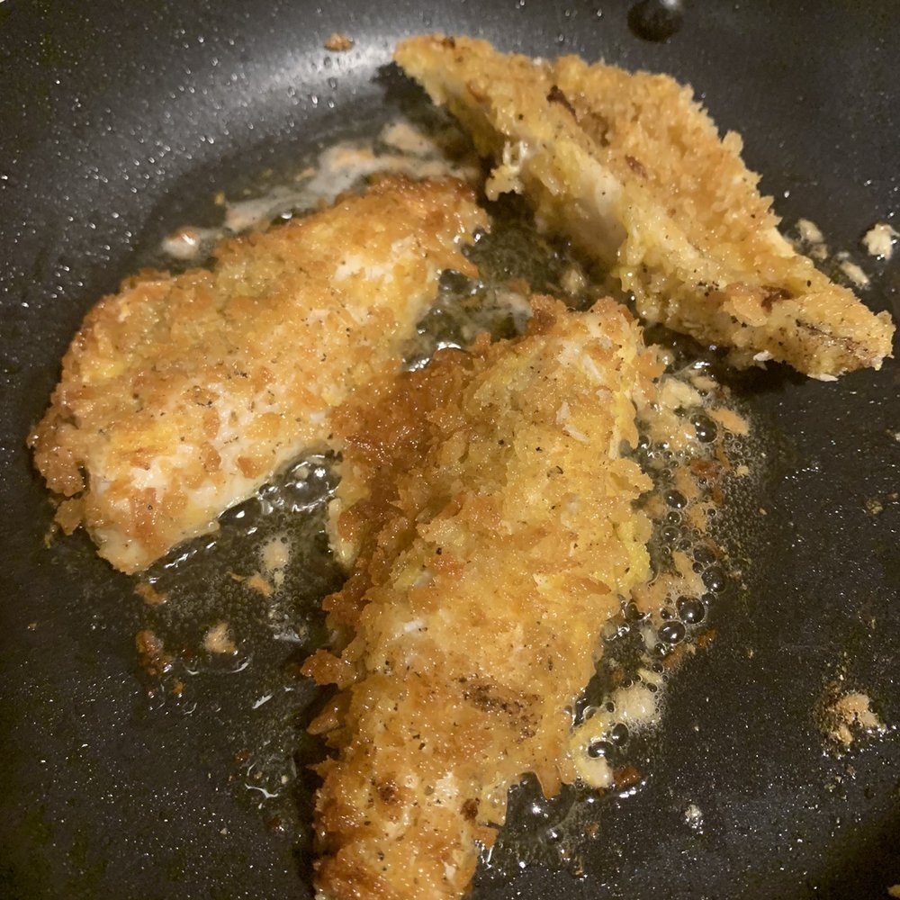 Our perch was so good pan fried with panko at home Our perch was so good pan fried with panko at home