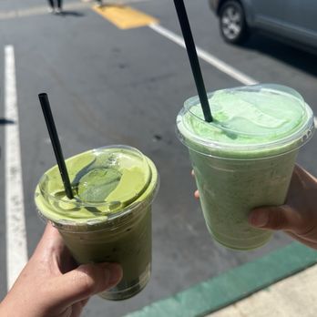 Ayer Coffee - Matcha 3 and Coconut Pandan - Coffee & Tea Near Me - Tustin, California