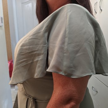 Helina's Alterations - This ruffle started out straight - Sewing & Alterations Near Me - Cottonwood Heights, Utah