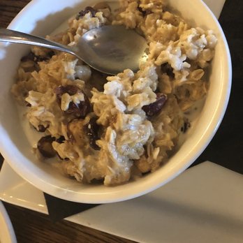 The Root Cellar Cafe - Cherry Hazlenut Oatmeal Breakfast - Breakfast & Brunch Near Me - San Marcos, Texas