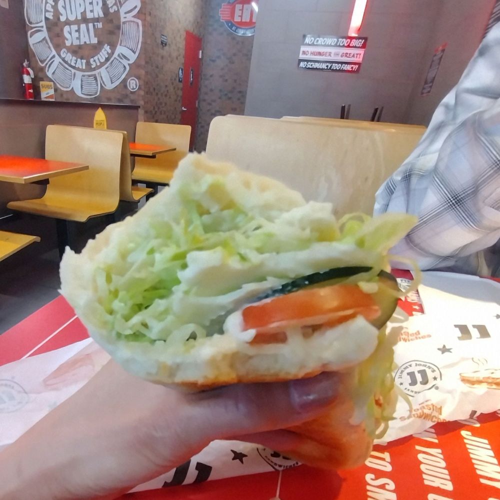 Jimmy John's - Everything fresh and crisp, which counts when there's no meat. - Sandwiches Near Me - Spokane, Washington Jimmy John's - Everything fresh and crisp, which counts when there's no meat. - Sandwiches Near Me - Spokane, Washington