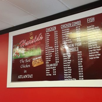 Harold's Chicken Shack - Menu. - Chicken Shop Near Me - College Park, Georgia Harold's Chicken Shack - Menu. - Chicken Shop Near Me - College Park, Georgia