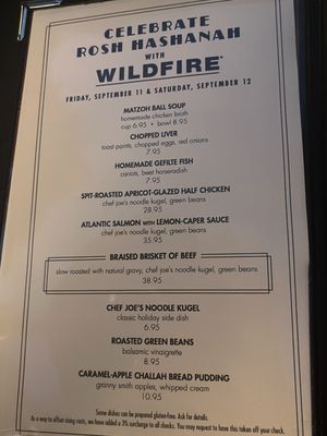Menu photo 1 Wildfire Glenview, IL Menu photo 1 Wildfire Glenview, IL