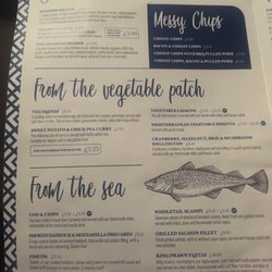Denbigh Arms - Menu Page 1