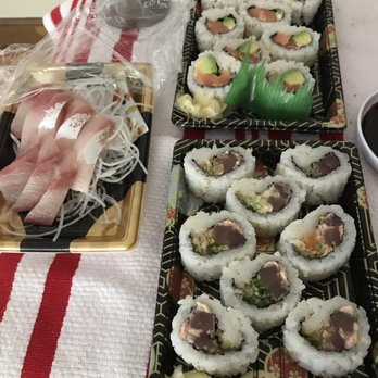 Tensuke Market - All this sushi for $20? Yellowtail sashimi, salmon roll, spicy tuna roll. - International Grocery Near Me - Columbus, Ohio