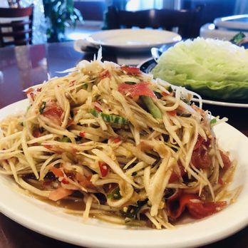 Zabb Elee - Papaya salad - Laotian Near Me - Lowell, Massachusetts