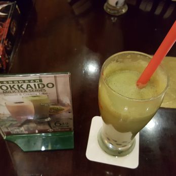 Ten Ren's Tea - Matcha Hokaido milk tea - $6.50 - Tea Rooms Near Me - Thornhill, Ontario