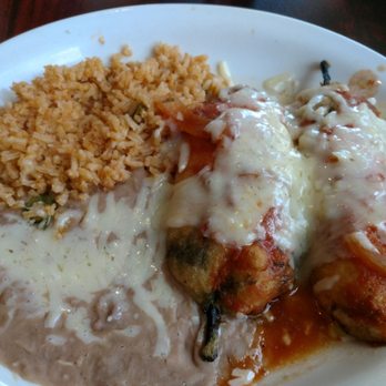 Fuego Azteca Mexican Bar and Grill - Lunch Chile relleno with rice and beans - Bars Near Me - Live Oak, Florida Fuego Azteca Mexican Bar and Grill - Lunch Chile relleno with rice and beans - Bars Near Me - Live Oak, Florida