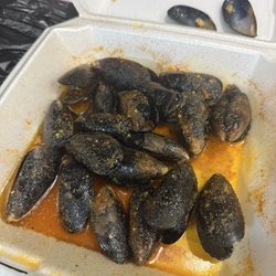 Black Mussels with your flavor profile of choice.