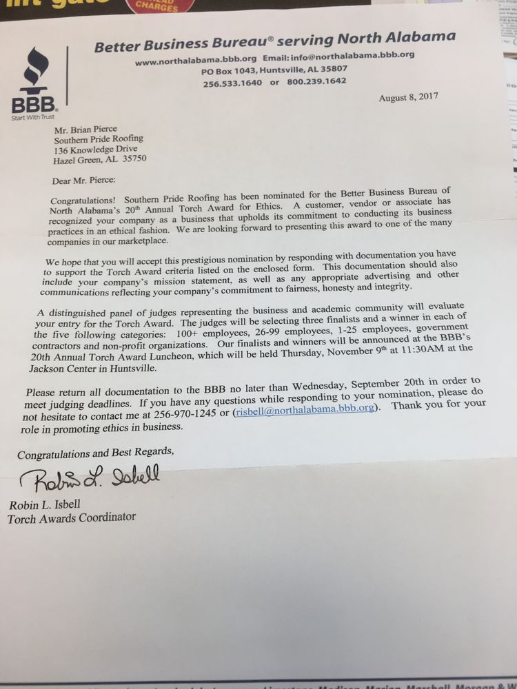 Slide of Southern Pride Roofing & Construction