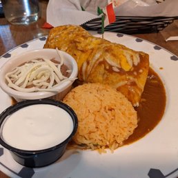El Jefe steak burrito