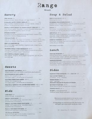 Menu photo 1 Range Chicago, IL Menu photo 1 Range Chicago, IL